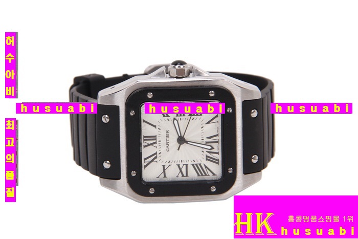 쿡 ڽð.Replica Cartier Japanese Quartz MOVEMENT Polished Case Black Bracelet men.117-048